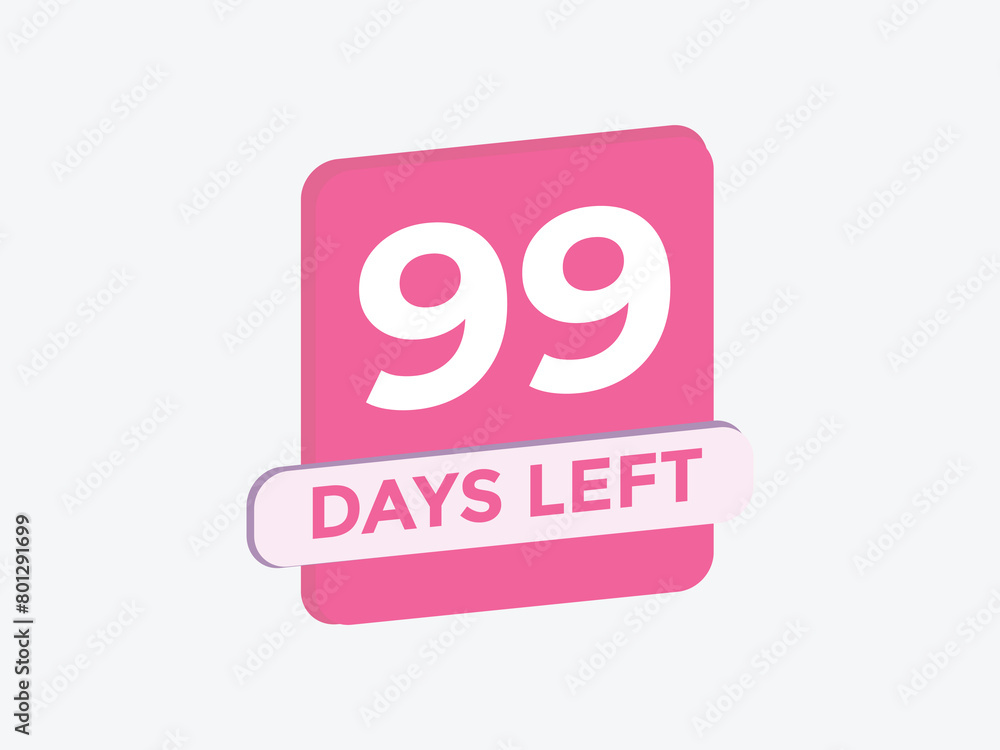 99 days to go countdown template. 99 day Countdown left days banner design. 99 Days left countdown timer 99 days to go countdown template. 99 day Countdown left days banner design. 99 Days left countdown timer