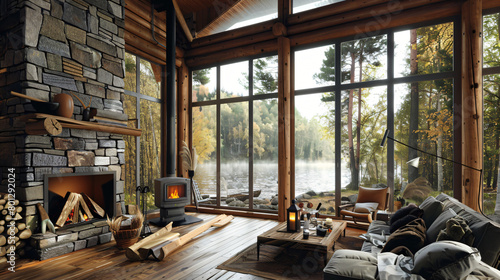 Tranquil Forest Retreat: Cozy Cabin Escape