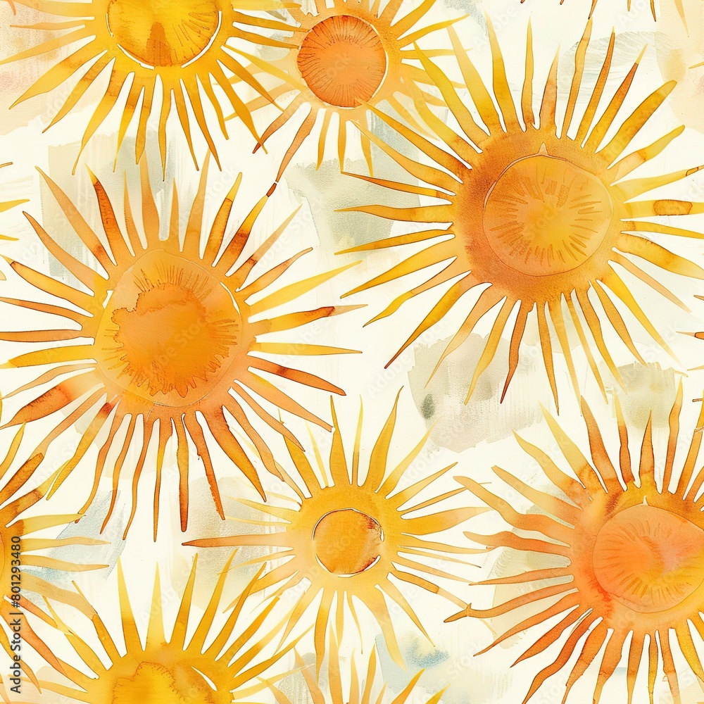 Good Vibes in sunburst letters, sunny boho watercolor, seamless pattern, warm yellows and oranges, positive energy. Seamless Pattern, Fabric Pattern, Tumbler Wrap, Mug Wrap. Good Vibes in sunburst letters, sunny boho watercolor, seamless pattern, warm yellows and oranges, positive energy. Seamless Pattern, Fabric Pattern, Tumbler Wrap, Mug Wrap.