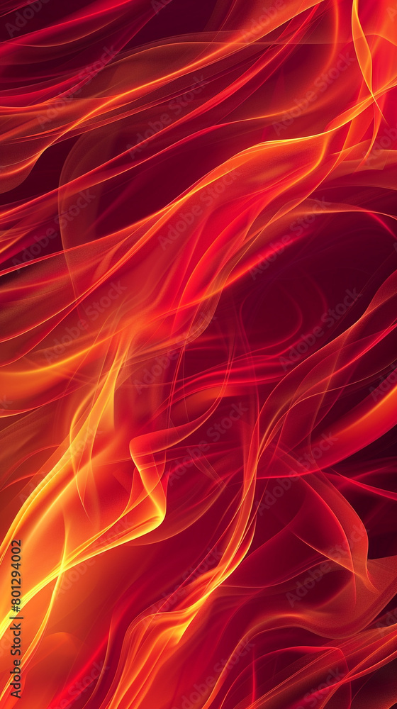 Fiery red and orange abstract waves background, mimicking the dynamic flow of lava Great for energetic, powerful designs Fiery red and orange abstract waves background, mimicking the dynamic flow of lava Great for energetic, powerful designs