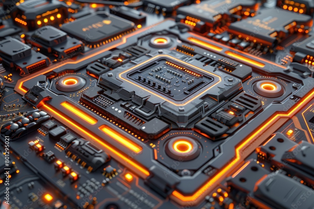 Microchip technology Background professional photography