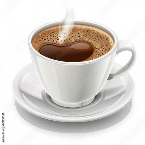 coffee cup isolated on white background