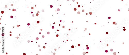 Glittering confetti on a transparent background. Holiday confetti png. red confetti falls from the sky.