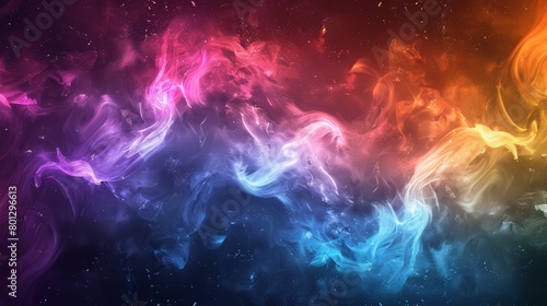 abstract background vibrant multi colored mystic aura background design