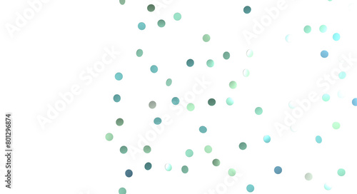 Multicolored paper confetti...