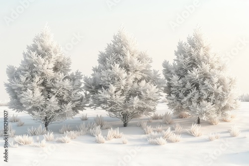 Wallpaper Mural beautiful snow scenery on a sunny day professional photography Torontodigital.ca