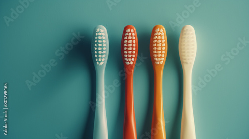 Escovas de dentes isolado photo