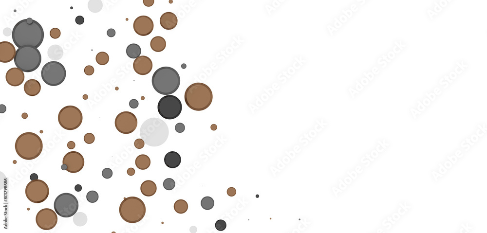 Multicolored confetti on white Multicolored confetti on white