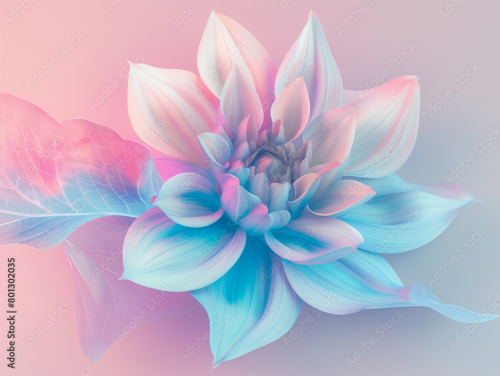 Fototapeta premium lotus flower isolated on white