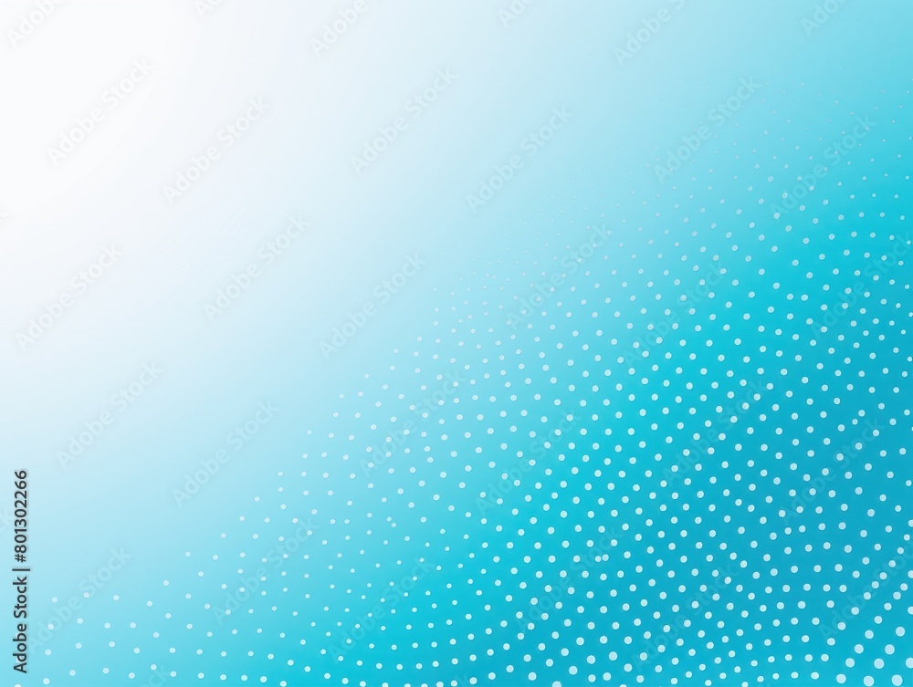 Cyan halftone gradient background with dots elegant texture empty pattern with copy space for product design or text copyspace 