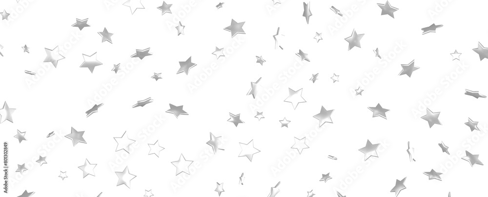Silver stars confetti rain festive holiday background. background silver paper foil stars Silver stars confetti rain festive holiday background. background silver paper foil stars