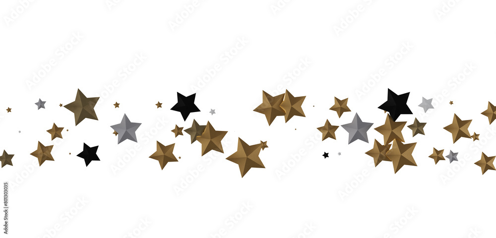 Radiant Euphoria: Lose Yourself in a 3D Gold Stars Rainfall Radiant Euphoria: Lose Yourself in a 3D Gold Stars Rainfall