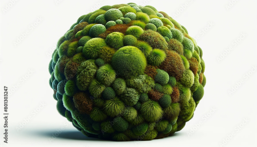 Fototapeta premium moss isolated on white background