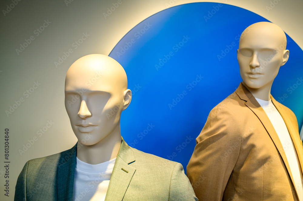 typical mannequin at a shop display typical mannequin at a shop display