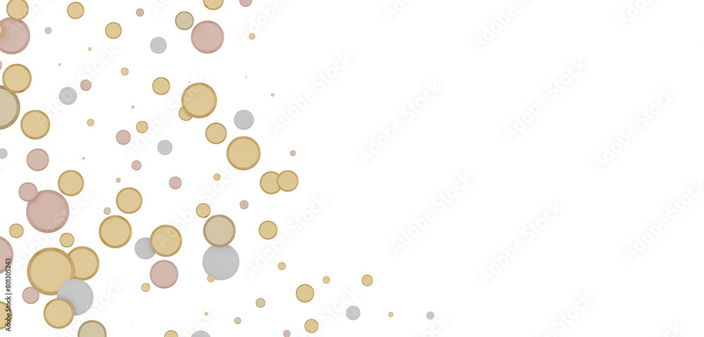 Glittering Triumph: Mind-Blowing 3D Illustration of gold Confetti Celebration Glittering Triumph: Mind-Blowing 3D Illustration of gold Confetti Celebration