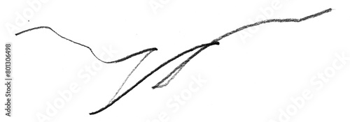 Pencil Scribble on Transparent Background