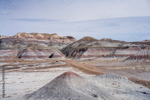 Striated Landscapes of Blue Mesa photo