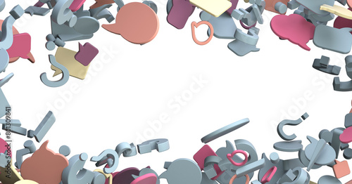 Abstract virtual postal env...