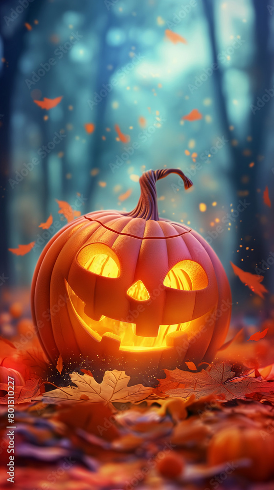 Smiling Pumpkin for Halloween Smiling Pumpkin for Halloween