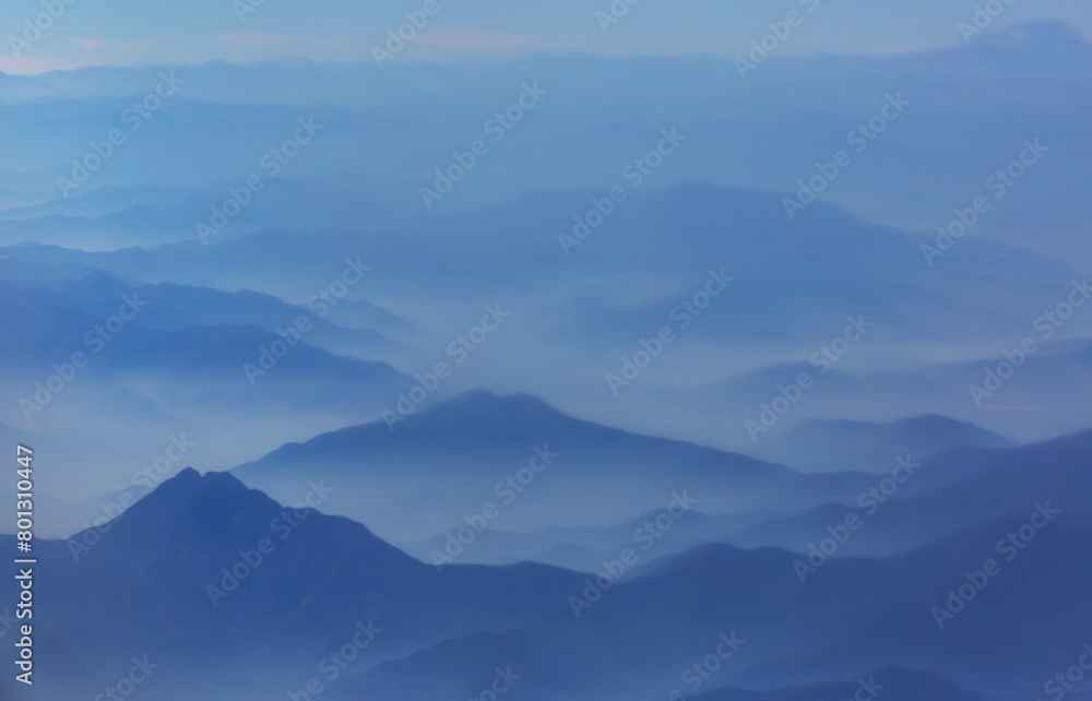 Mountains silhouette Mountains silhouette