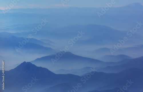 Mountains silhouette