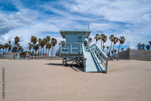 Serene Lifeguard Tower Venice Beach photo