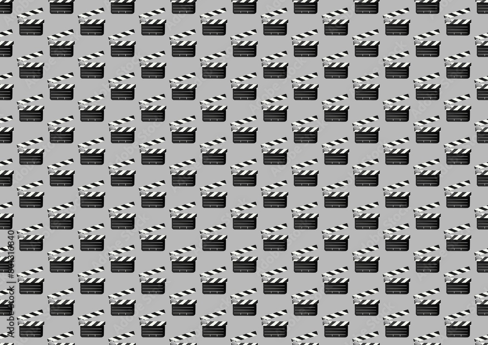 Fototapeta premium Camera motor. Filming. Flap. Numerator. Cinema. Pattern numberer. Cinema pattern