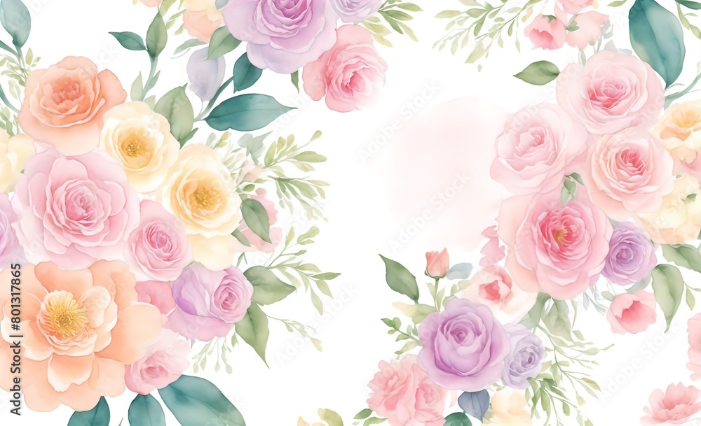 rose, flower, pink, love, floral, frame, wedding, card, bouquet, roses, vector, nature, pattern, valentine, heart, leaf, flowers, birthday, vintage, day, spring, blossom, design, gift, decoration