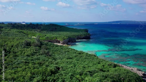 Wallpaper Mural 【沖縄・宮古島】砂山ビーチの青い海をドローンで撮影③ Torontodigital.ca