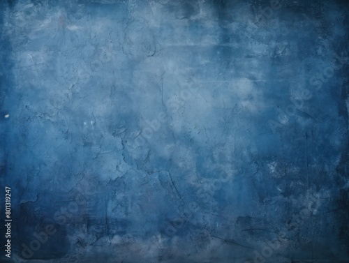 Indigo wall texture rough background dark concrete floor old grunge background painted color stucco texture with copy space empty blank copyspace 