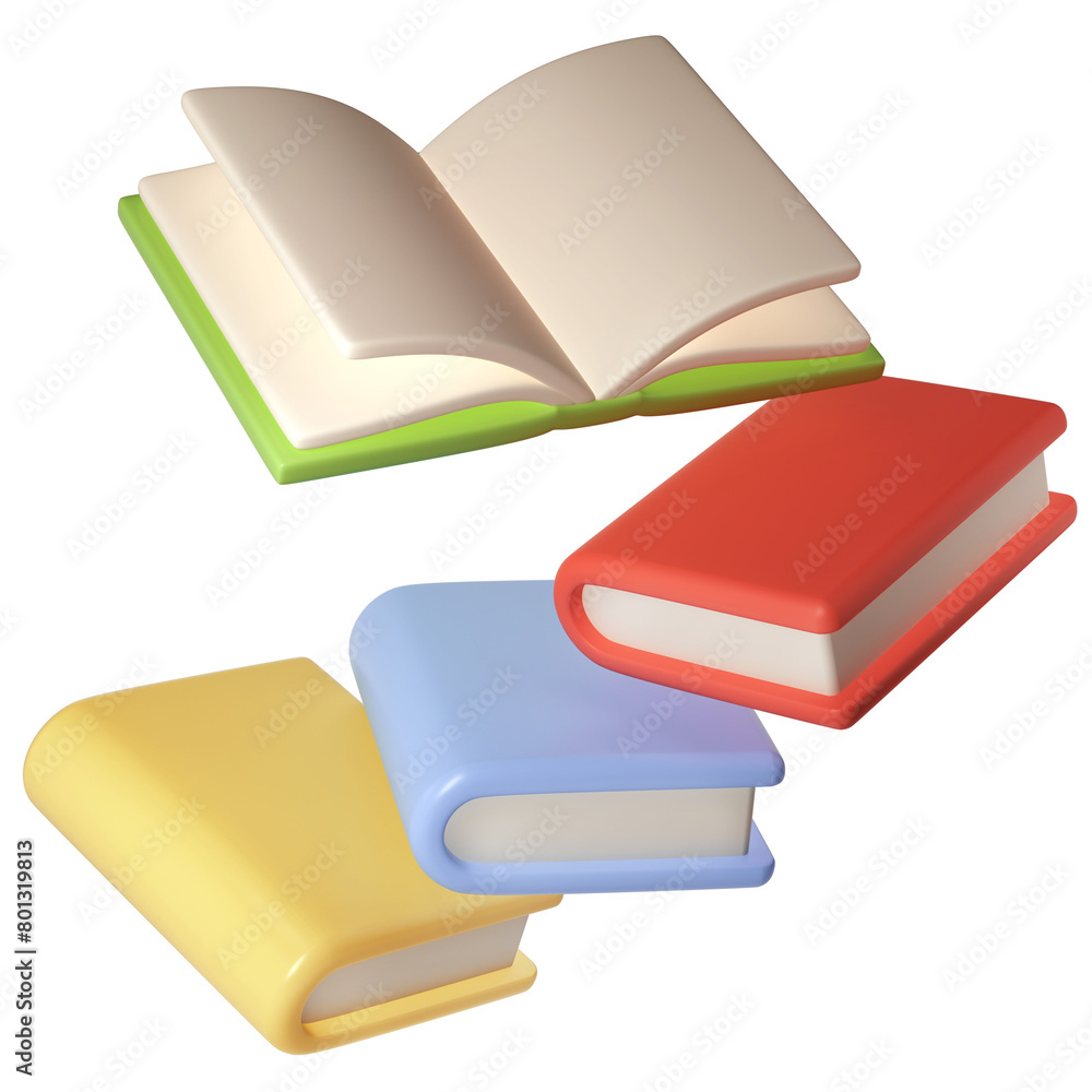3D flying Books graduate school Icon. Render Education or Business Literature. E-book, Encyclopedia, Textbook Illustration 3D flying Books graduate school Icon. Render Education or Business Literature. E-book, Encyclopedia, Textbook Illustration