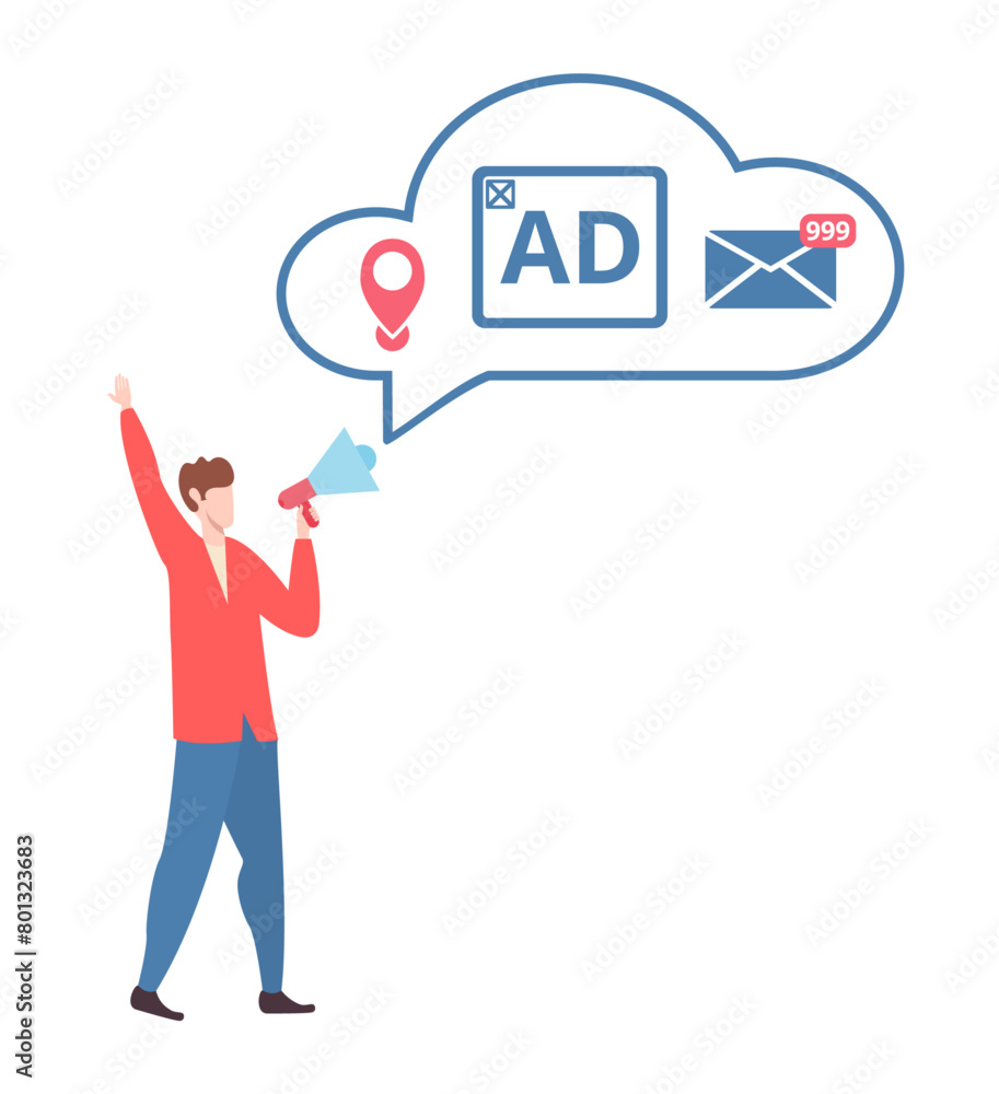 Internet Marketing concept, isolated on transparent background, flat design vector illustration, for graphic and web design Internet Marketing concept, isolated on transparent background, flat design vector illustration, for graphic and web design