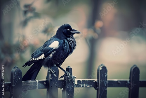 raven on a branch © Nature creative