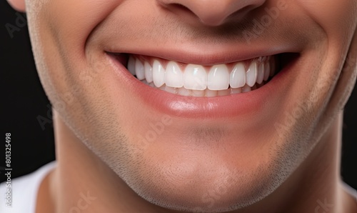 white teeth of men