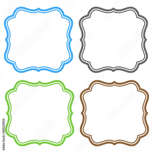 クラシックフレーム4色