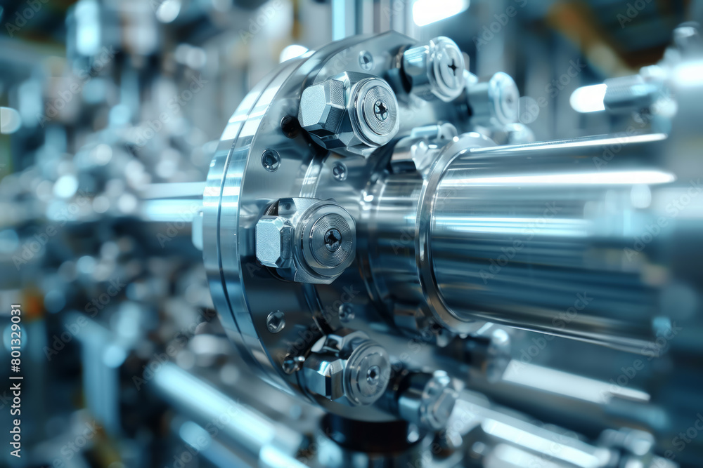 Close-up view of high-precision industrial machinery with detailed mechanical components, emphasizing engineering excellence. Close-up view of high-precision industrial machinery with detailed mechanical components, emphasizing engineering excellence.