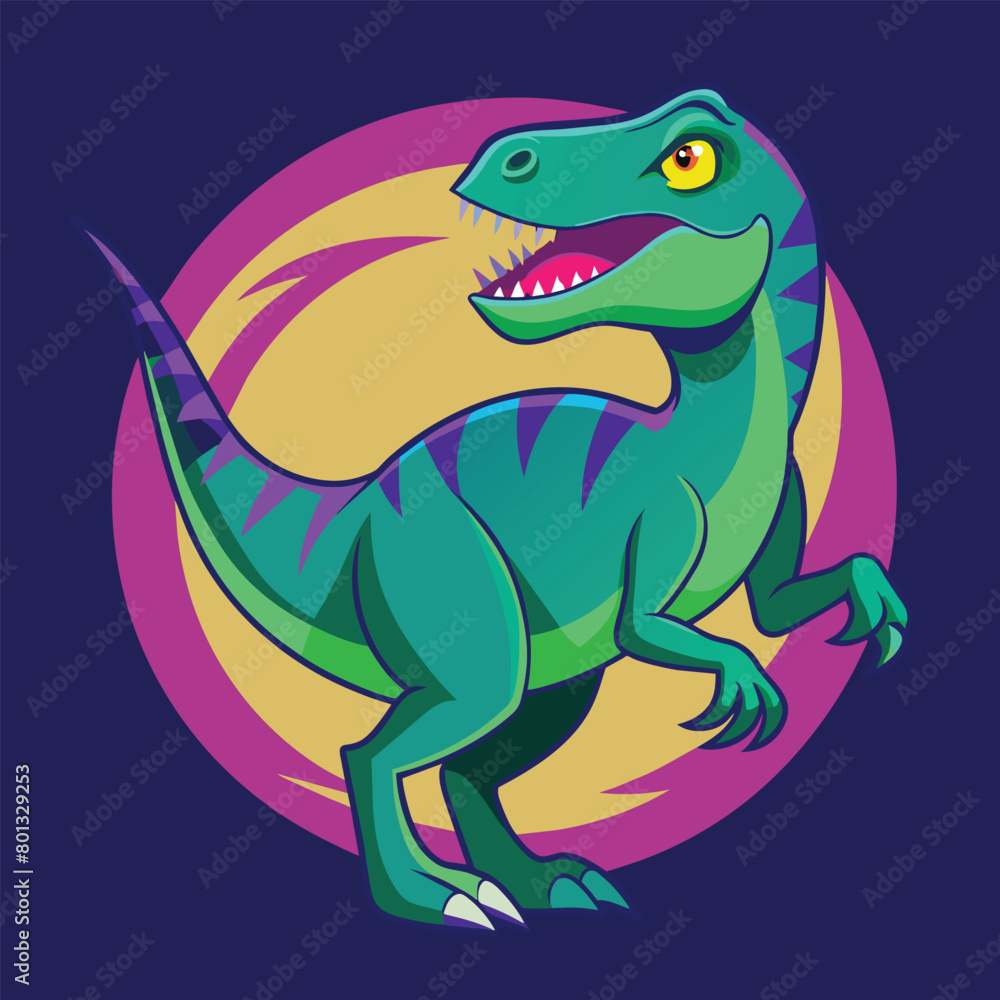 Dinosaur vector art for t-shirts design Dinosaur vector art for t-shirts design