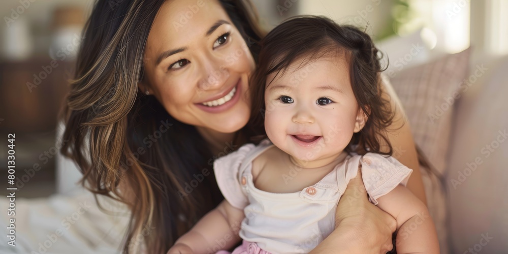 A beautiful black mom holds her adorable daughter at home. A happy mixed-race parent and her gorgeous daughter spending time together. Children are parents' hearts. A beautiful black mom holds her adorable daughter at home. A happy mixed-race parent and her gorgeous daughter spending time together. Children are parents' hearts.