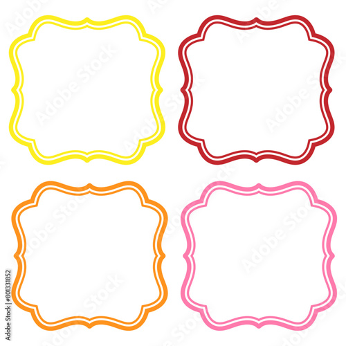 クラシックフレーム4色