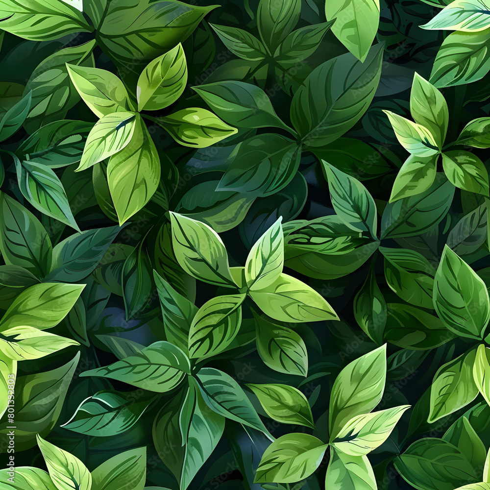 deep fresh green leaves texture background deep fresh green leaves texture background