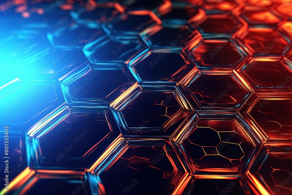 Hexagons in Nano Hex Armor Hull Hexagons in Nano Hex Armor Hull
