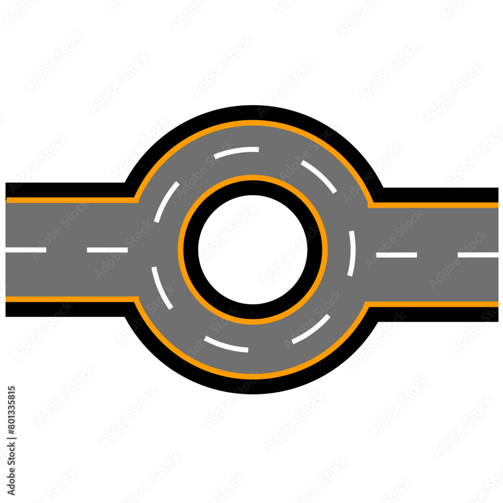 Road and Highway Top View, Driveway Asphalt Design Road and Highway Top View, Driveway Asphalt Design