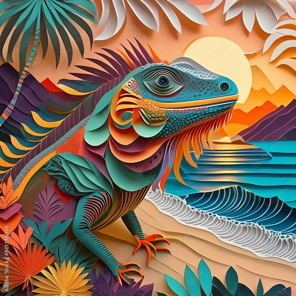 Crafty Paper Lizard Crafty Paper Lizard