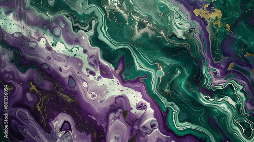 Green and Purple marble texture background, natural breccia marbel © Jan