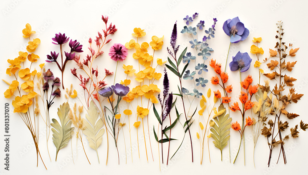 Fototapeta premium Pressed dried flower