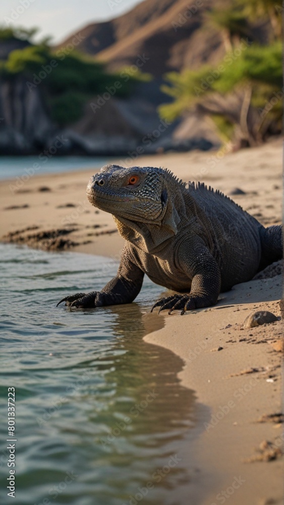 iguana on the rock iguana on the rock