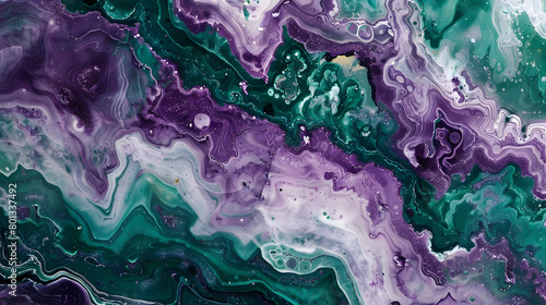 Green and Purple marble texture background, natural breccia marbel