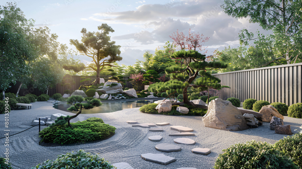 Zen Haven: Serene Japanese-Inspired Garden Retreat