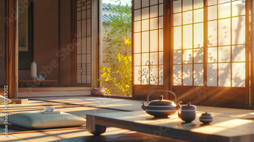 Tranquil Teahouse: Japanese-Inspired Oasis of Mindfulness