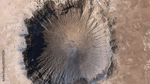 Arizona barringer crater photo